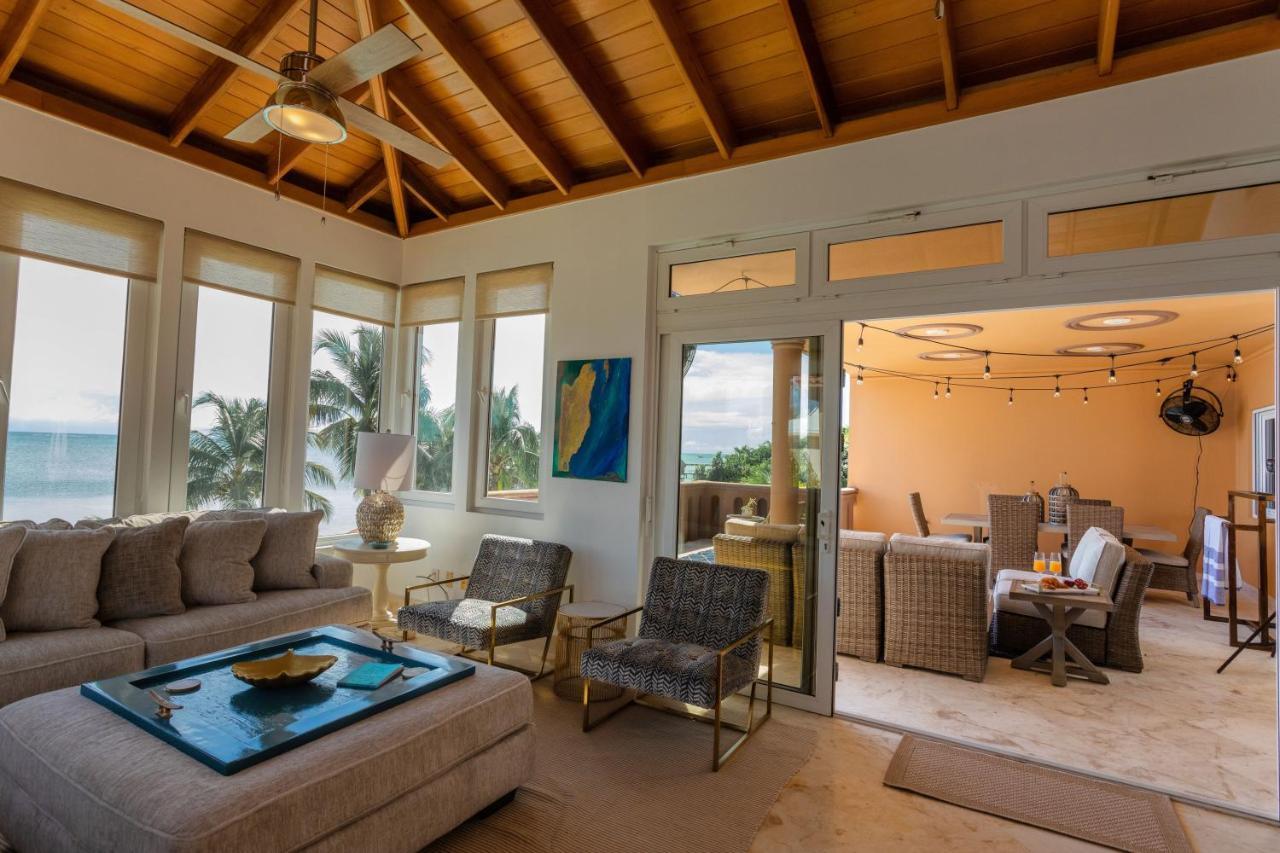 Belizean Cove Estates Luxury Beachfront Villa サン・ペドロ エクステリア 写真